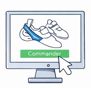 Étape 1 commande ressemelage