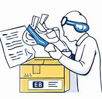 Étape 2 envoi des chaussons