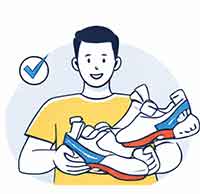 Étape 5 réception des chaussons ressemelés